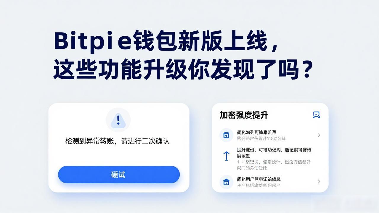 Bitpie钱包新版上线，这些功能升级你发现了吗？