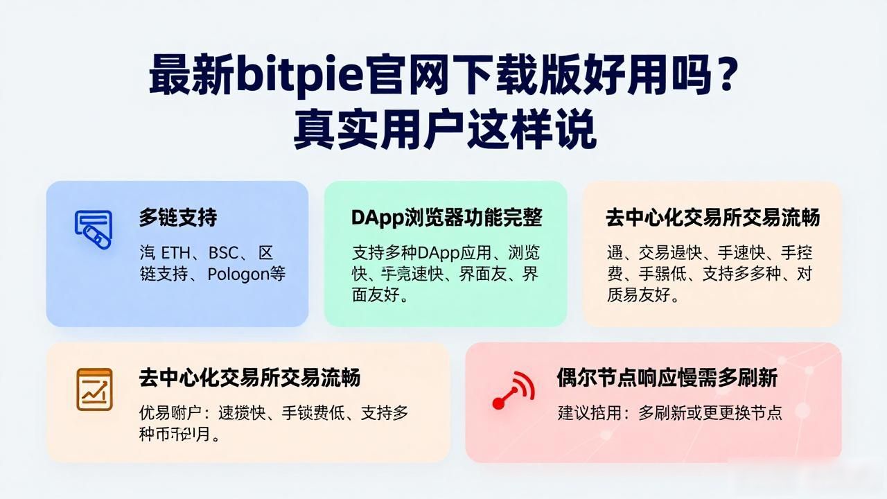 最新bitpie官网下载版好用吗？真实用户这样说