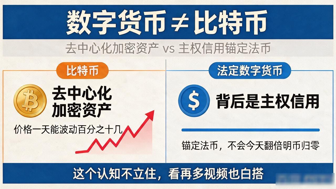找"数字货币是什么"的视频看了半天没懂？这几段帮你捋顺
