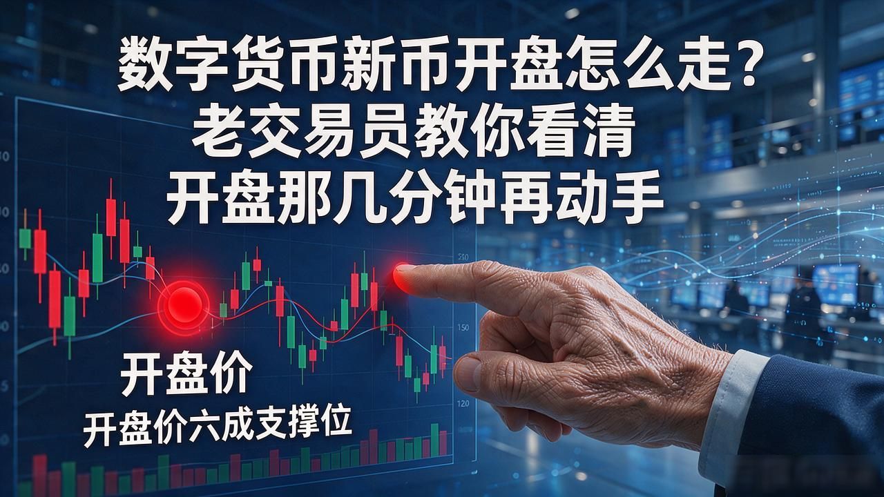 数字货币新币开盘怎么走？老交易员教你看清开盘那几分钟再动手