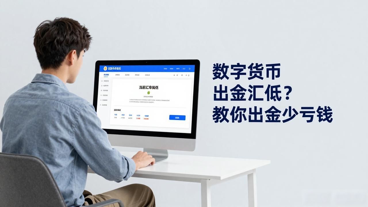 数字货币出金汇率低？教你出金少亏钱