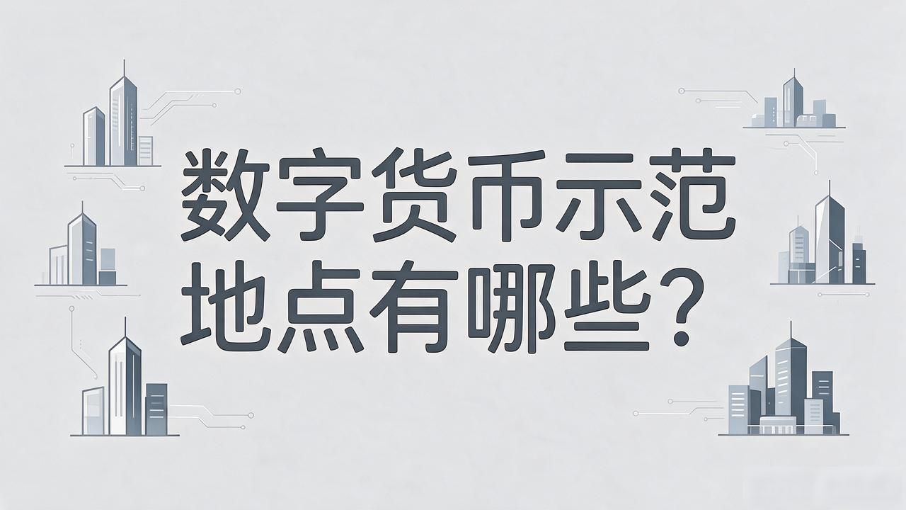 数字货币示范地点有哪些？这些城市领跑数字人民币试点