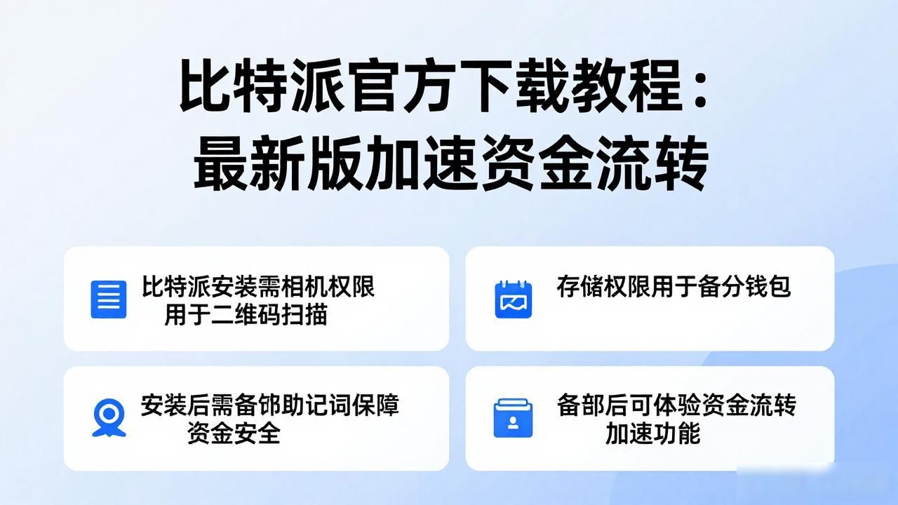 比特派官方下载教程：最新版加速资金流转