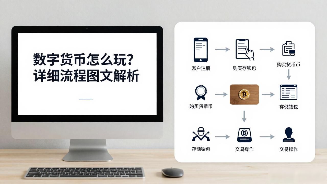 数字货币怎么玩？详细流程图文解析