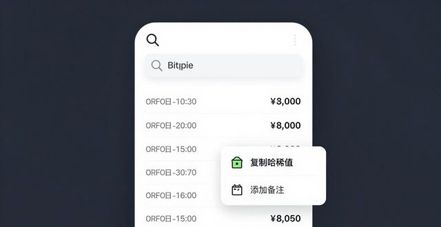 Bitpie安卓交易记录查看管理三步搞定