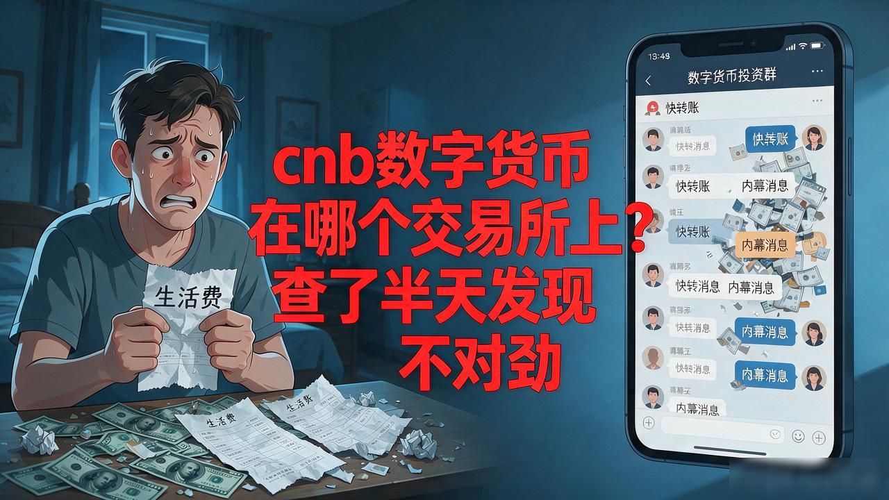 cnb数字货币在哪个交易所上？查了半天发现不对劲