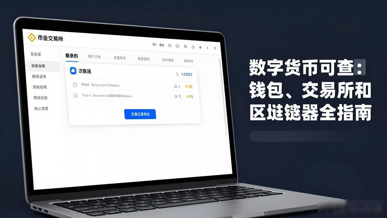 数字货币可查询：钱包、交易所和区块链浏览器全指南