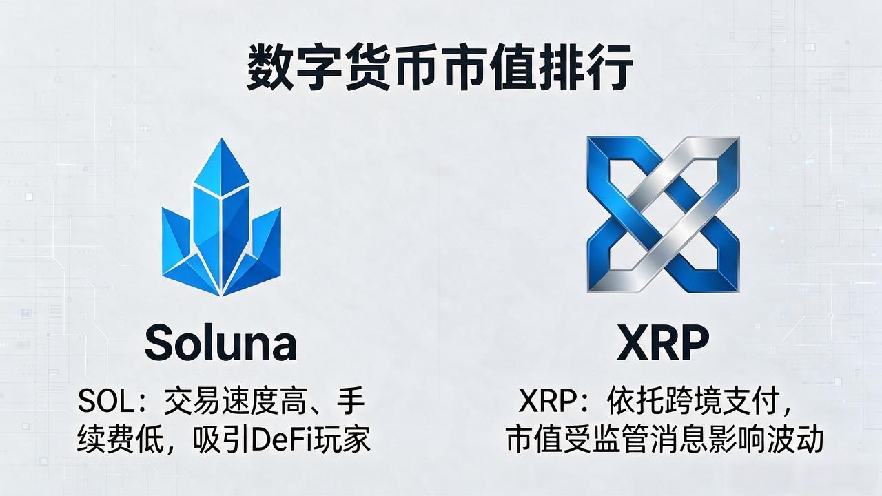 数字货币总金额排行：2026年市值排在前面的币种都值多少钱