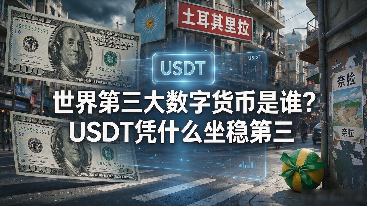 世界第三大数字货币是谁？USDT凭什么坐稳第三