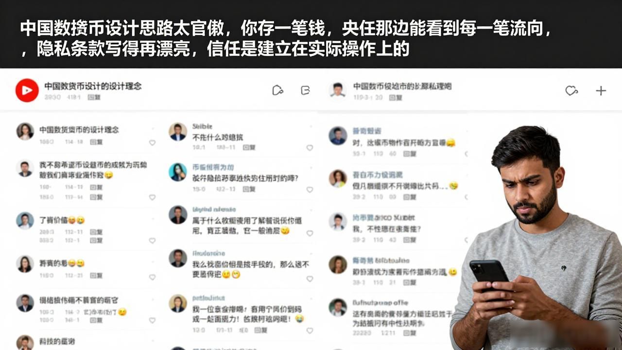 花了一晚翻油管评论区，老外评中国数字货币真敢说话