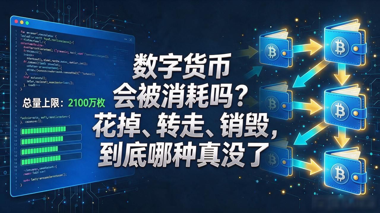 数字货币会被消耗吗？花掉、转走、销毁，到底哪种真没了