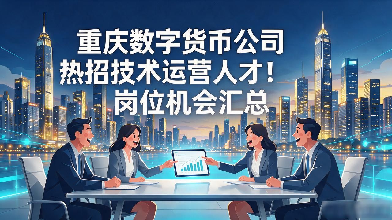 重庆数字货币公司热招技术运营人才！岗位机会汇总