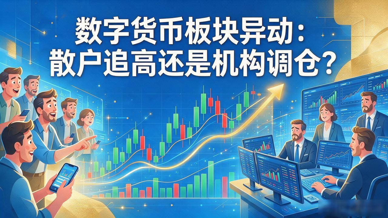 数字货币板块异动：散户追高还是机构调仓？