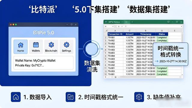 比特派5.0下载后，数据集这样搭建