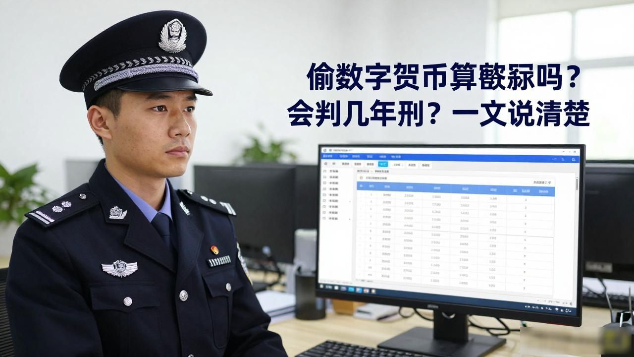 偷数字货币算盗窃吗？会判几年刑？一文说清楚