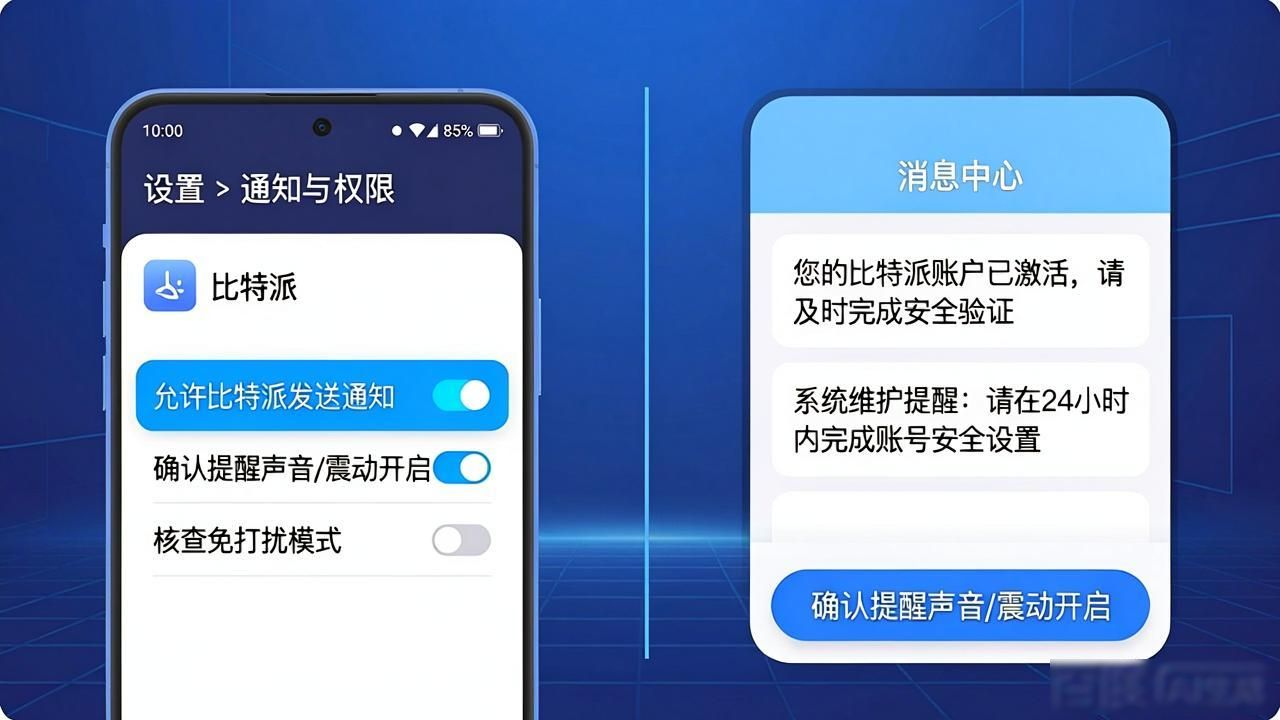 比特派安卓版交易提醒设置教程