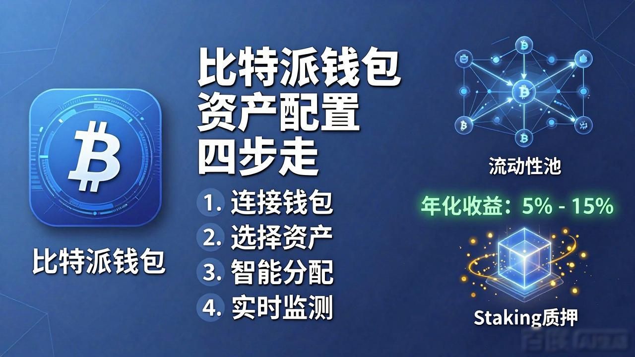 比特派钱包资产配置四步走，新手也能上手