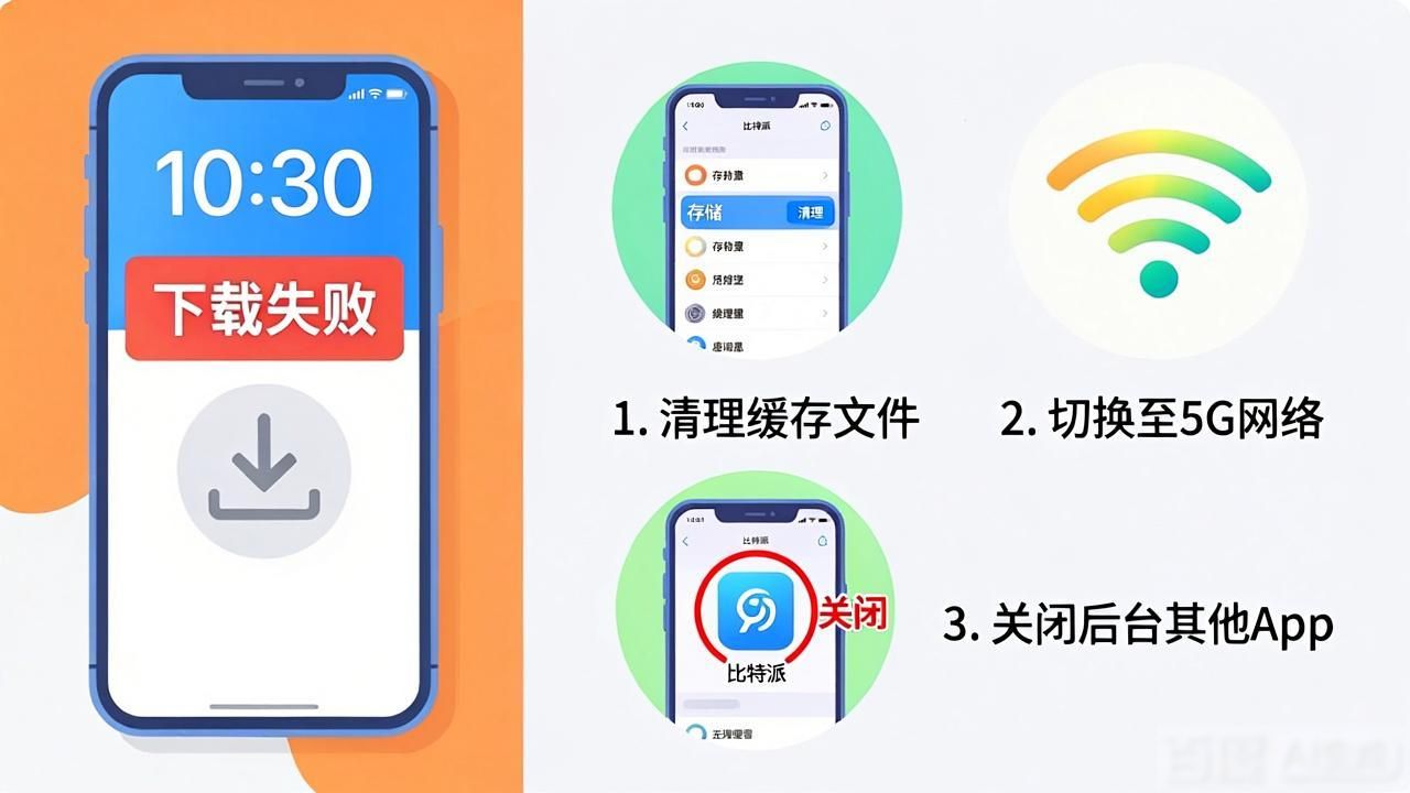 比特派下载总是失败？这些故障自己就能搞定