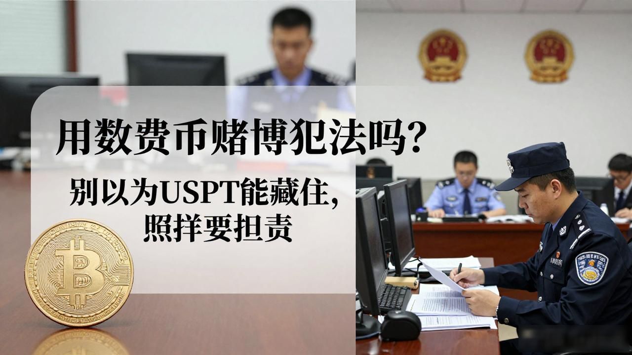 用数字货币赌博犯法吗？别以为USDT能藏住，照样要担责