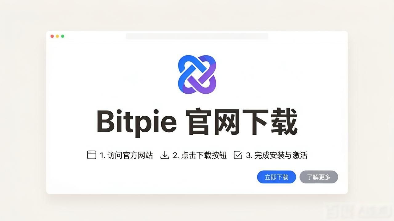 Bitpie 官网下载，几步搞定，界面清晰好用
