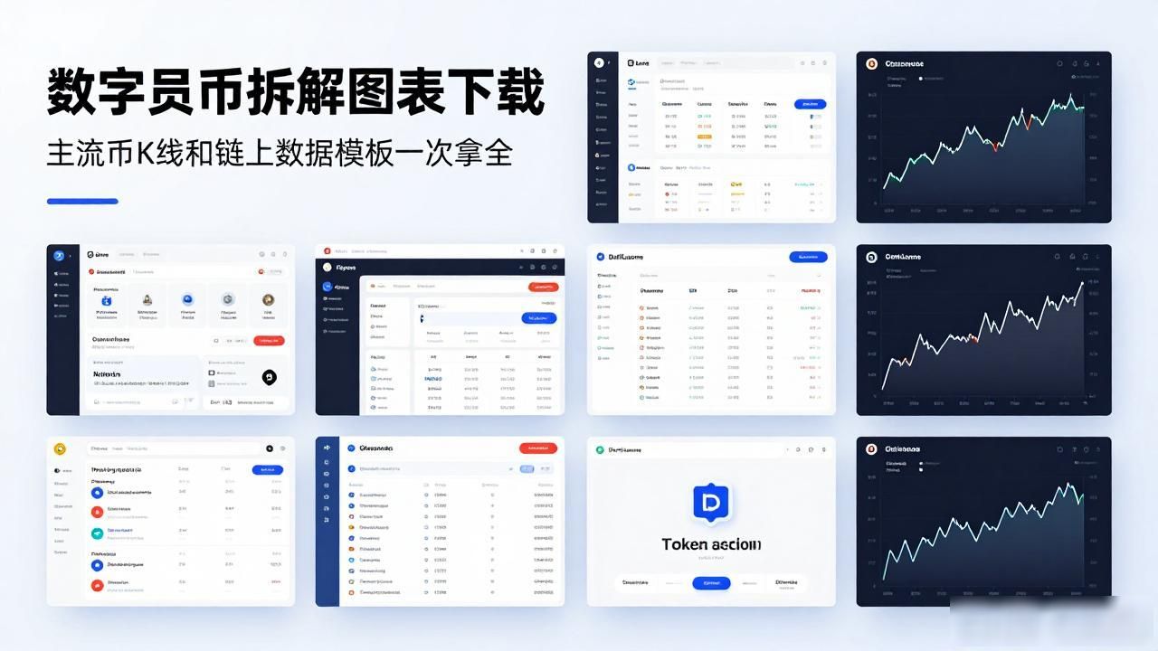 数字货币拆解图表下载，主流币K线和链上数据模板一次拿全