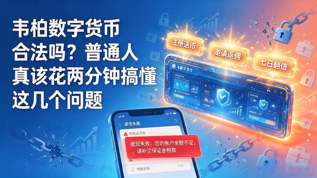 韦伯数字货币合法吗？普通人真该花两分钟搞懂这几个问题