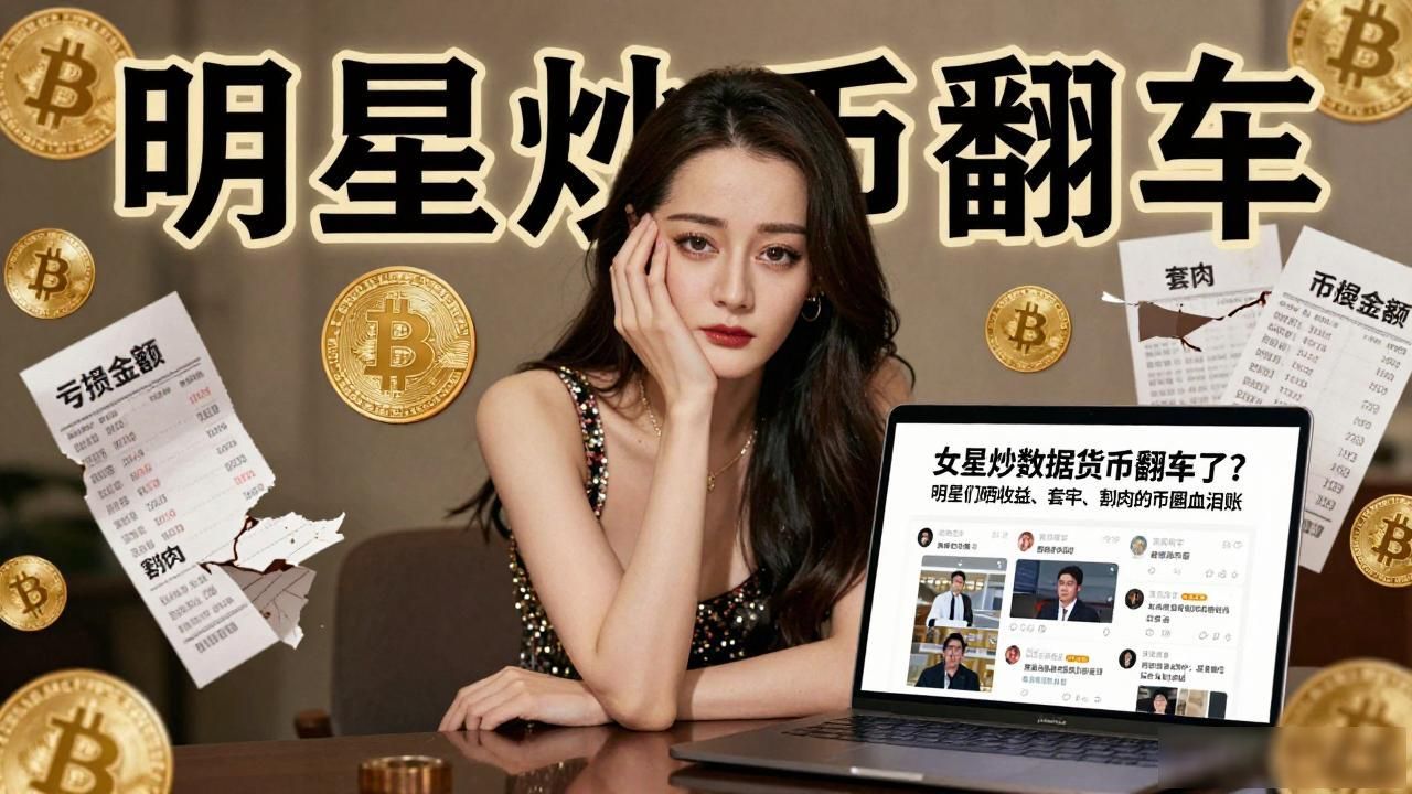 女星炒数字货币翻车了？明星们晒收益、套牢、割肉的币圈血泪账