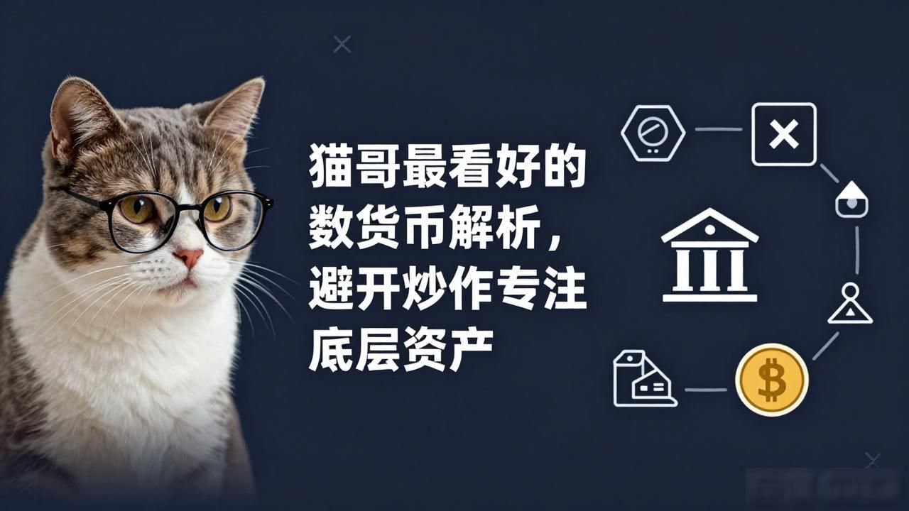 猫哥最看好的数字货币解析，避开炒作专注底层资产