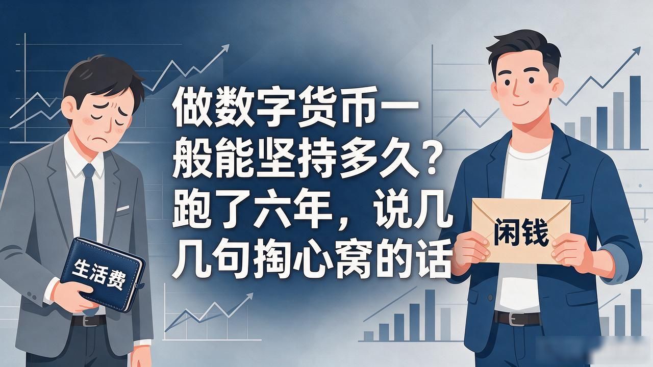 做数字货币一般能坚持多久？跑了六年，说几句掏心窝的话