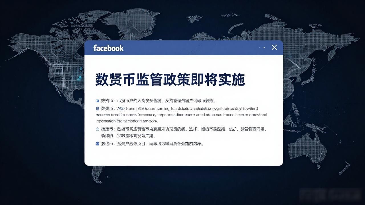 Facebook突然提示数字货币怎么回事
