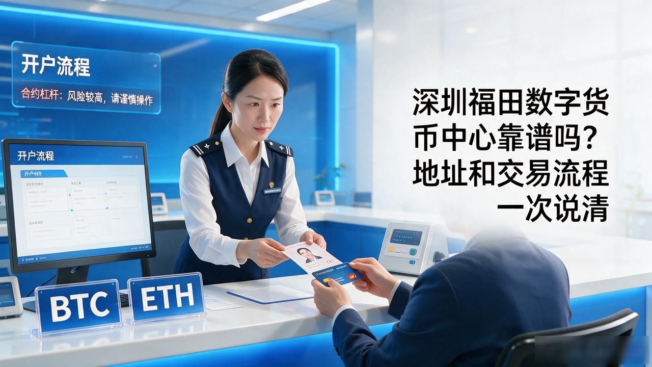 深圳福田数字货币中心靠谱吗？地址和交易流程一次说清