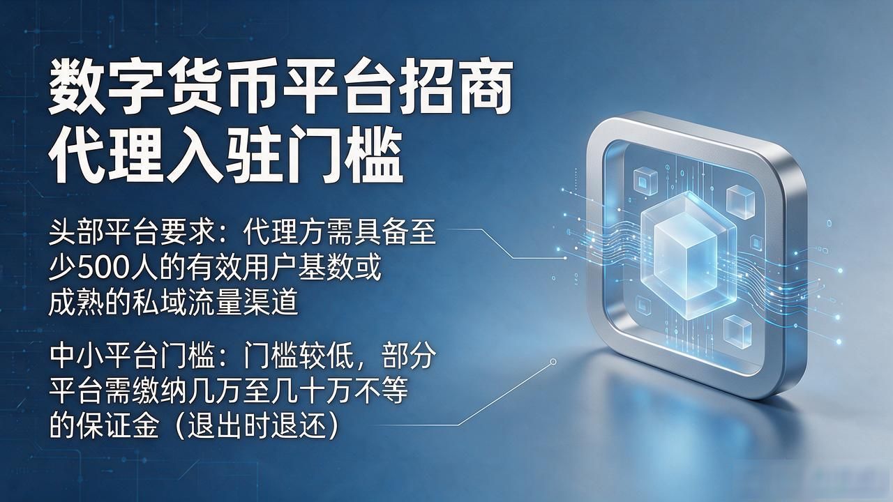 数字货币平台招商代理怎么加入？分成政策、入驻门槛一次讲清楚