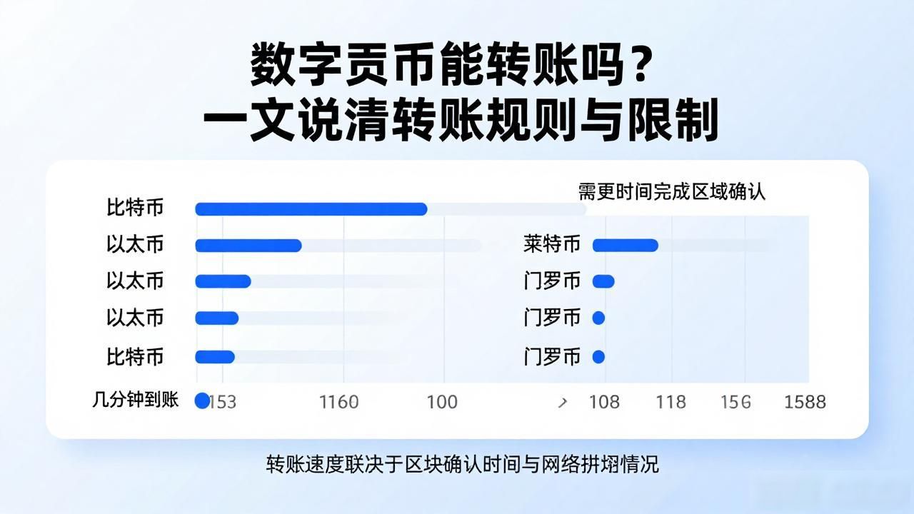 数字货币能转账吗？一文说清转账规则与限制