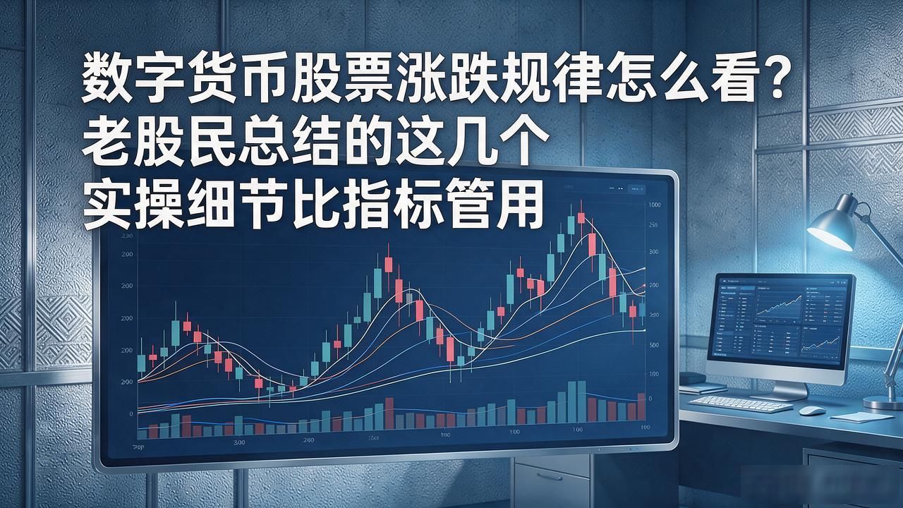 数字货币股票涨跌规律怎么看？老股民总结的这几个实操细节比指标管用