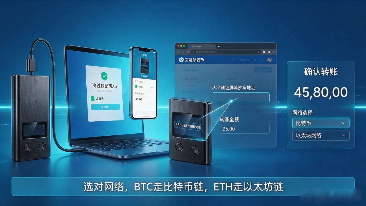 数字货币冷钱包怎么弄？别再把币全扔交易所，几步搞定离线存币