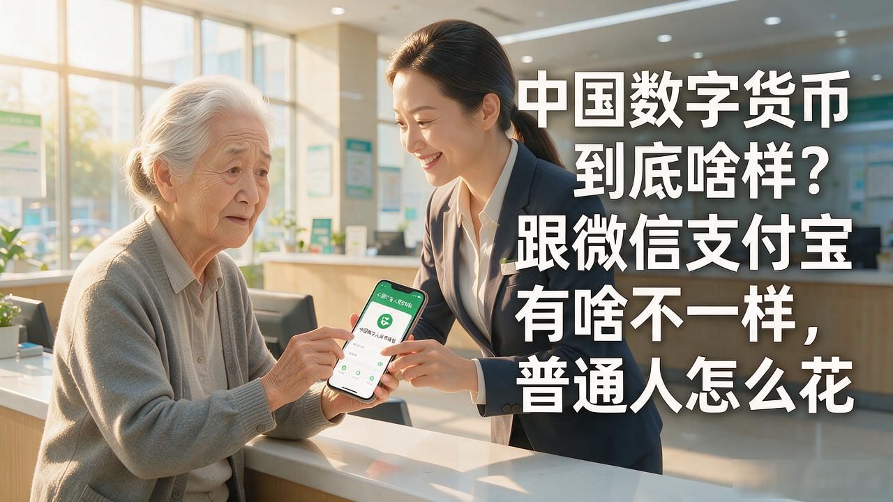 中国数字货币到底啥样？跟微信支付宝有啥不一样，普通人怎么花