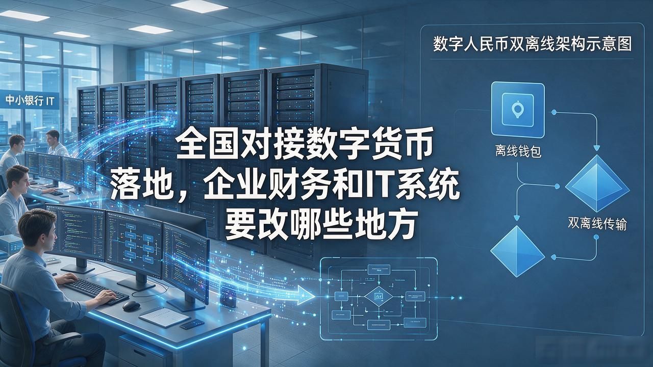 全国对接数字货币落地了，企业财务和IT系统到底要改哪些地方