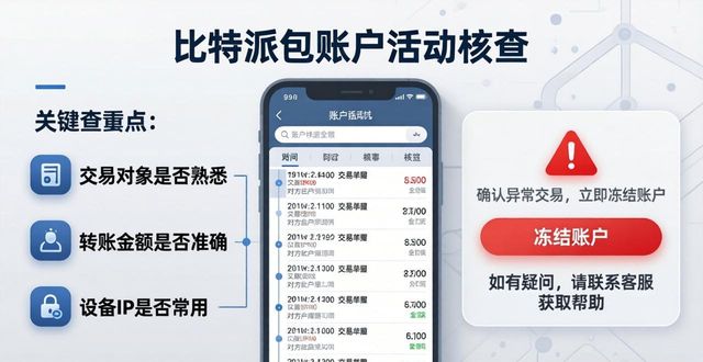 比特派钱包5.2版：三步检视你的账户活动