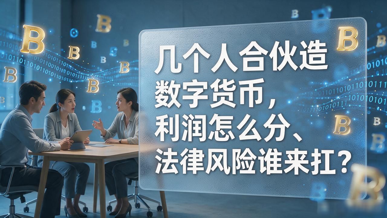 几个人合伙造数字货币，利润怎么分、法律风险谁来扛？