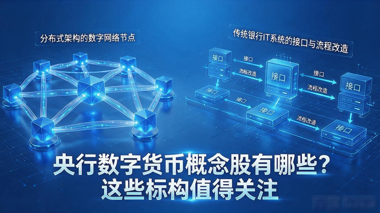 央行数字货币概念股有哪些？这些标的值得关注