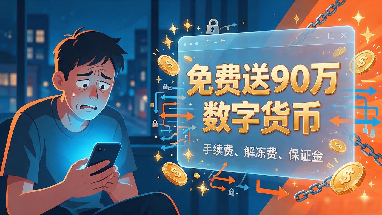 免费送90万数字货币？我差点把身份证给了骗子