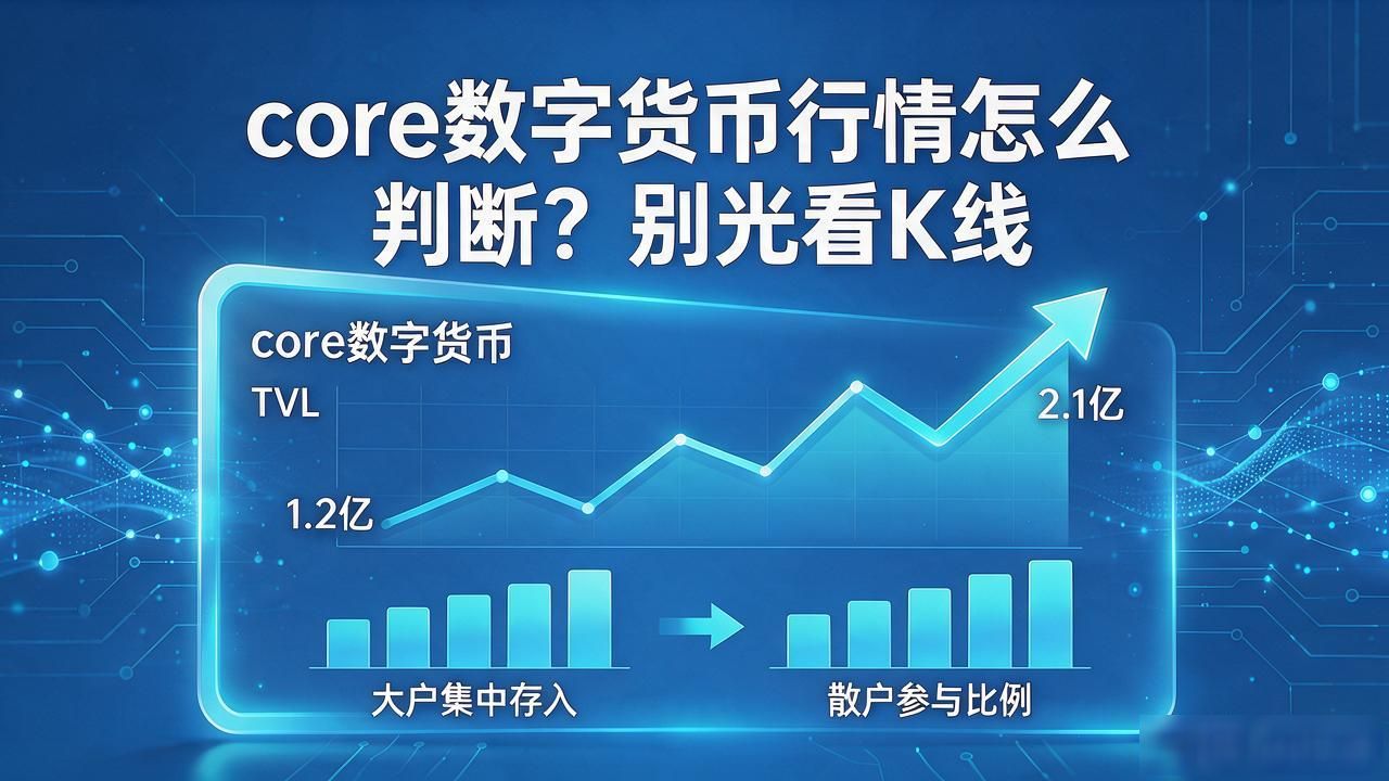 core数字货币行情怎么判断？别光看K线